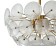 Lamp on the Indigo rod, 12020/6R Gold. 6x60W, E14, 650x650x375/1375 mm, drip effect