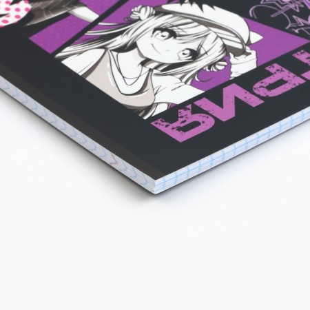 A notebook 48 sheets, A5 on the paper clip Block No. 1 “September 1: Anime Comic. Geometry”-1