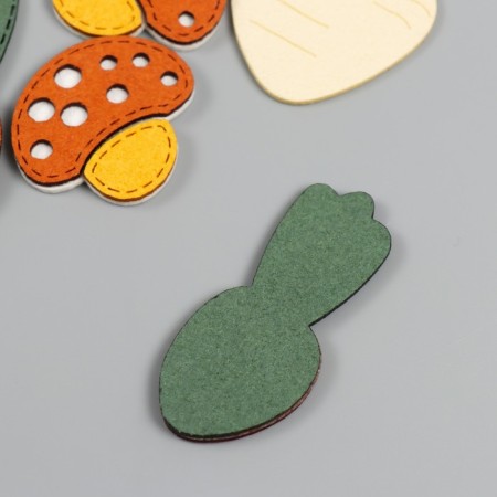 Decor for creativity claims. suede "garden" mix 4x4 cm-2