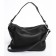 Bag Cross-Body Women's, genuine leather, Ludor black, 21x8x14 cm