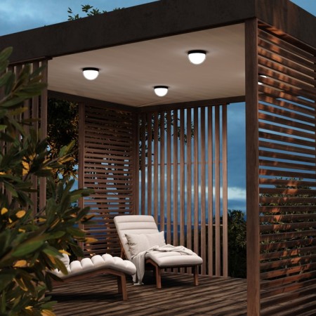Ceiling light Outdoor O438CL-L12GF3K, LED, 12 W, 180x180x122 mm, 1100 lm, 3000k, 2835, graphite-2