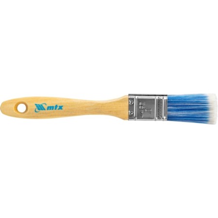 Brush flat MTX 83069, artificial bristles, wooden pen, 1 "-1