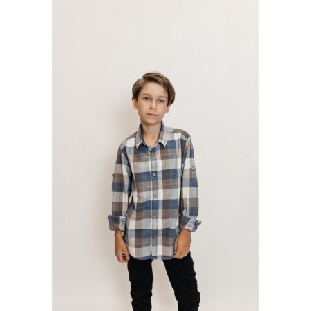 Surchachka upper for ISEE boys, height 134-140 cm, blue color-2