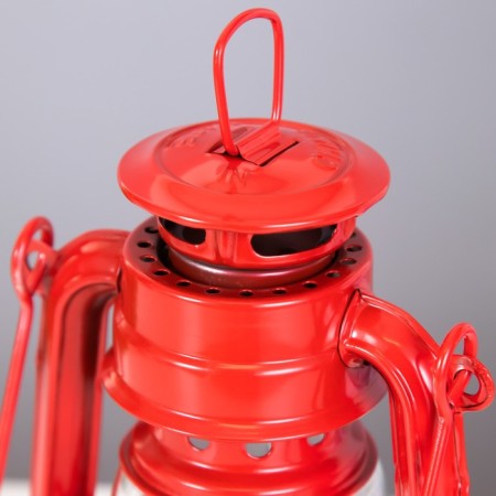Kerosene lamp decorative red 9.5x12.5x19 cm risalux-4