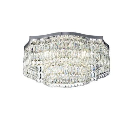 Ceiling Lamp MayToni Dia005CL-10CH, 10HE14, 60W, 60x60x25 cm, chromium color-1
