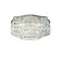 Ceiling Lamp MayToni Dia005CL-10CH, 10HE14, 60W, 60x60x25 cm, chromium color
