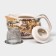 Keramic collar teapot with a metal sieve "Pazage", 200 ml