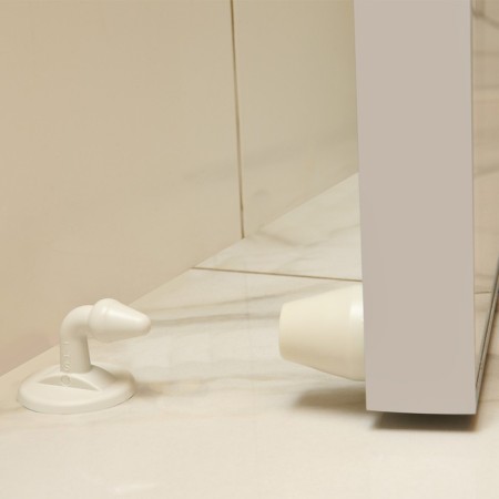 Lockland door limiter, curved, rice color-4