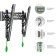 Black Black 32 "-70" Max.68kg wall tilt