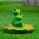 Garden figure "Frog is clapping" 15x10cm