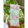 Kitchen towel Guten Morgen Origami, size 45x60 cm, mint color