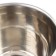 A bucket with a lid, 10 l, a measured scale, stainless steel