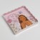 Cookie box, confectionery packaging with PVC lid, “March 8”, 21 x21 x 3 cm