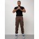 Cargo jeans men, size 44, brown color
