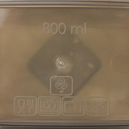Container Hermit rectangular Violet, 800 ml, smoky color-3