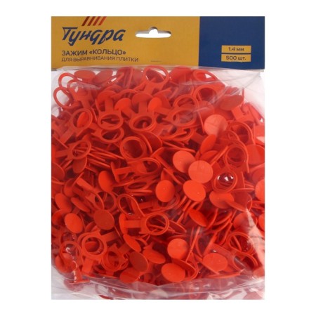 The clamp "Ring" for aligning tundra tiles, 1.4 mm, in packaging, 500 pcs.-2