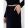 Female skirt, size 44, dark blue color