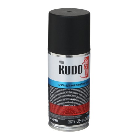 Kudo car paint, black, matte, 210 ml Ku-5271m-1