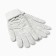 Female gloves, gray color, rn 7-8