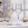 Set of wedding glasses "luxury", golden