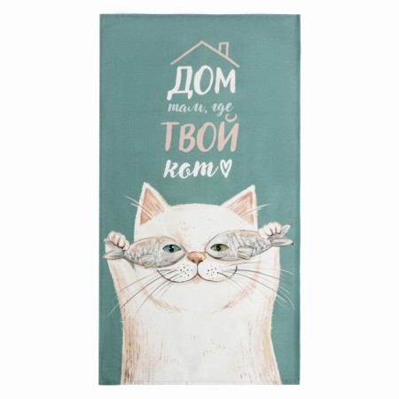Towel "Etel" cat 40x73 cm, 100% HL, sarzha 190 g/m2-1