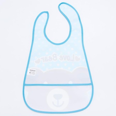 Biboy with the pocket "animals", waterproof, on Velcro, Mix color-8