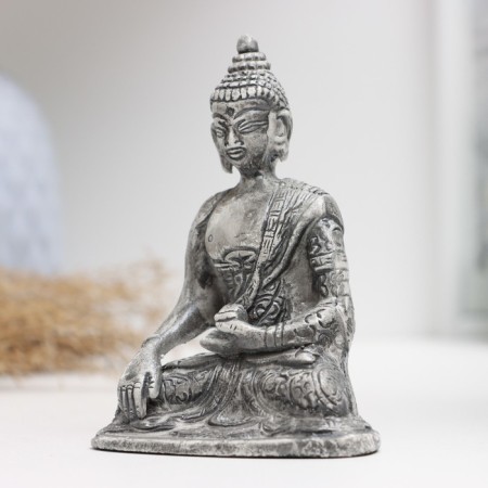 Figure "Buddha" Gray, 10.5cm-1