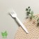 Disposable plug Nature, 15.8 cm, made of corn starch, white color, mix