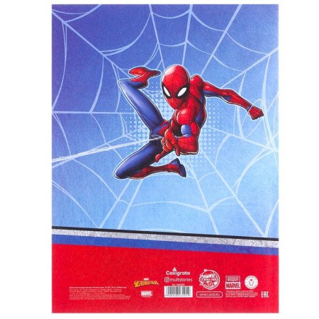 A set of first grader in the folder, spider-man, 40 items-49