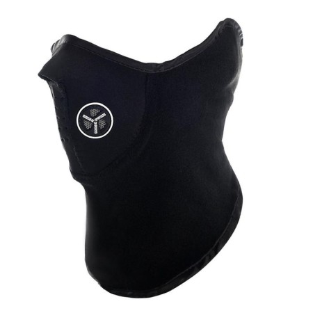 Windproof mask for a helmet with a valve, size, black