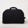 Road bag on wheels, 2 lightning departments, 2 outer pockets, long belt, black color