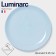 Dining plate luminarc diwali Light Blue, D = 27 cm, glass -ceramic, blue