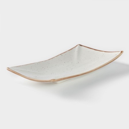 Punto Bianca sushi dish, 27.5 × 14 cm