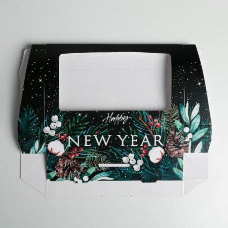 Folding box Happy Ney Year, 20 x 12 x 4 cm, New Year-3