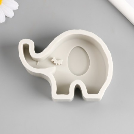Mold Silicon "Elephant with cilia" 8x10.5 cm