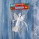 Christmas tree decoration "Flem" 13x8, white