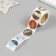New Year Stick Paper "New Year's toys" d = 2.5 cm 252 pcs in the roll