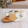 Ceramic dish for serving "Estete. Heart ”, 8 objects: 3 saucers 8 × 6 × 4 cm, 3 skewers, knife, fork, white color