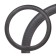 Braid on the steering wheel, smooth skin, black, 37-39 cm