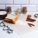 Food -resistant food in sheets, beige, 30.5 x 30.5 cm