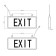 Emergency lamp ERA SSA-101-3-20 Exit-Exit man, SSA-1, 358x145x23 mm, iP20, LED, 3W, 40LM, color silver