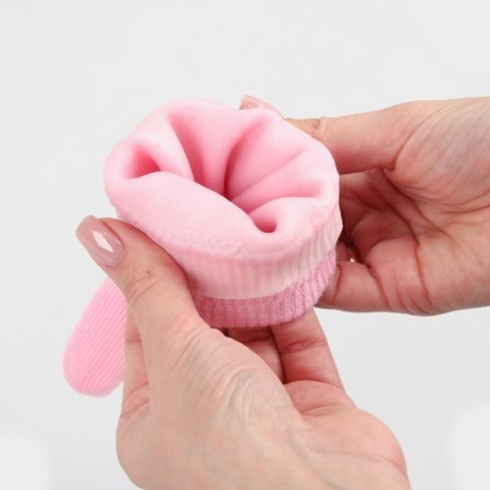 Gloves gel, moisturizing, One size, in a bag, pink color-4