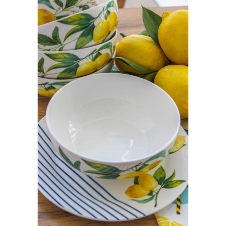 Limon ceramic shareholder, 600 ml, d = 15.5 cm, white color-12