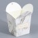 Bonbonniere box, gift packaging, “marble”, 7.5 x 8 x 7.5 cm