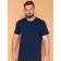 Male T-shirt, size 48, dark blue color