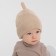Children's hat minku rr 48-50, beige color