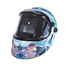 Маска сварщика PATRIOT WH400E, 110х90х9 мм, 9-13 DIN, Li-Ion, LIVE COLOR, подсветка, коробка   77349