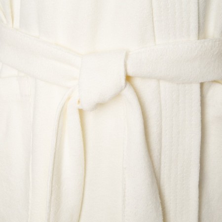 Women's bathrobe, milk color, size 50-6