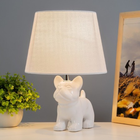 Bernard desktop 1x40W E14 wire-1,6m white 21x21x30cm-1