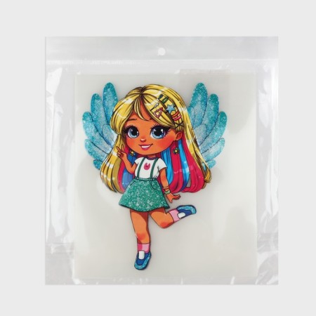 Thermalrotransfer with sequins "Fairy", 14.2 × 18.5 cm-5